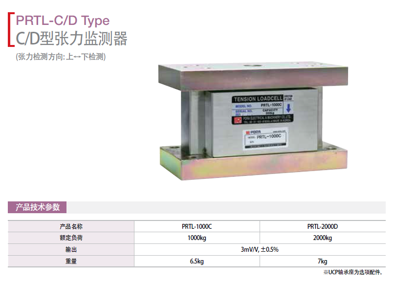 C/D型張力監(jiān)測(cè)器PRTL-1000C    PRTL-2000D