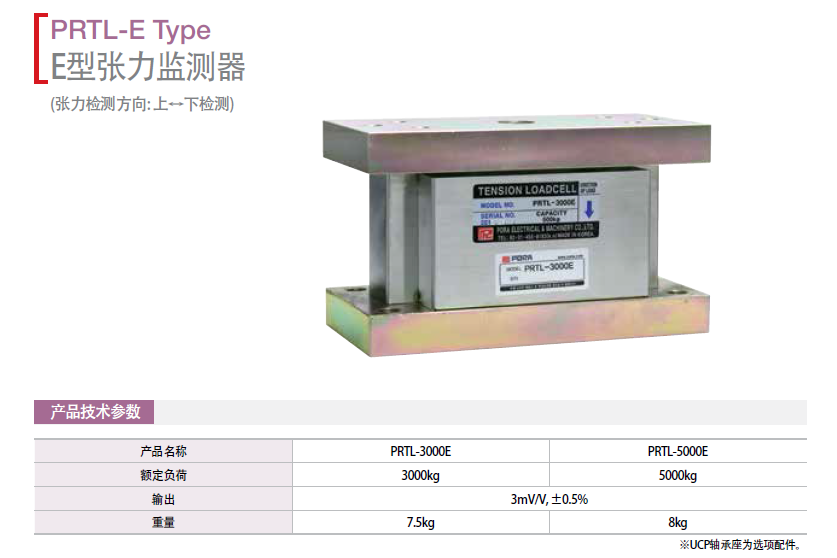 E型張力監(jiān)測器PRTL-3000E    PRTL-5000E