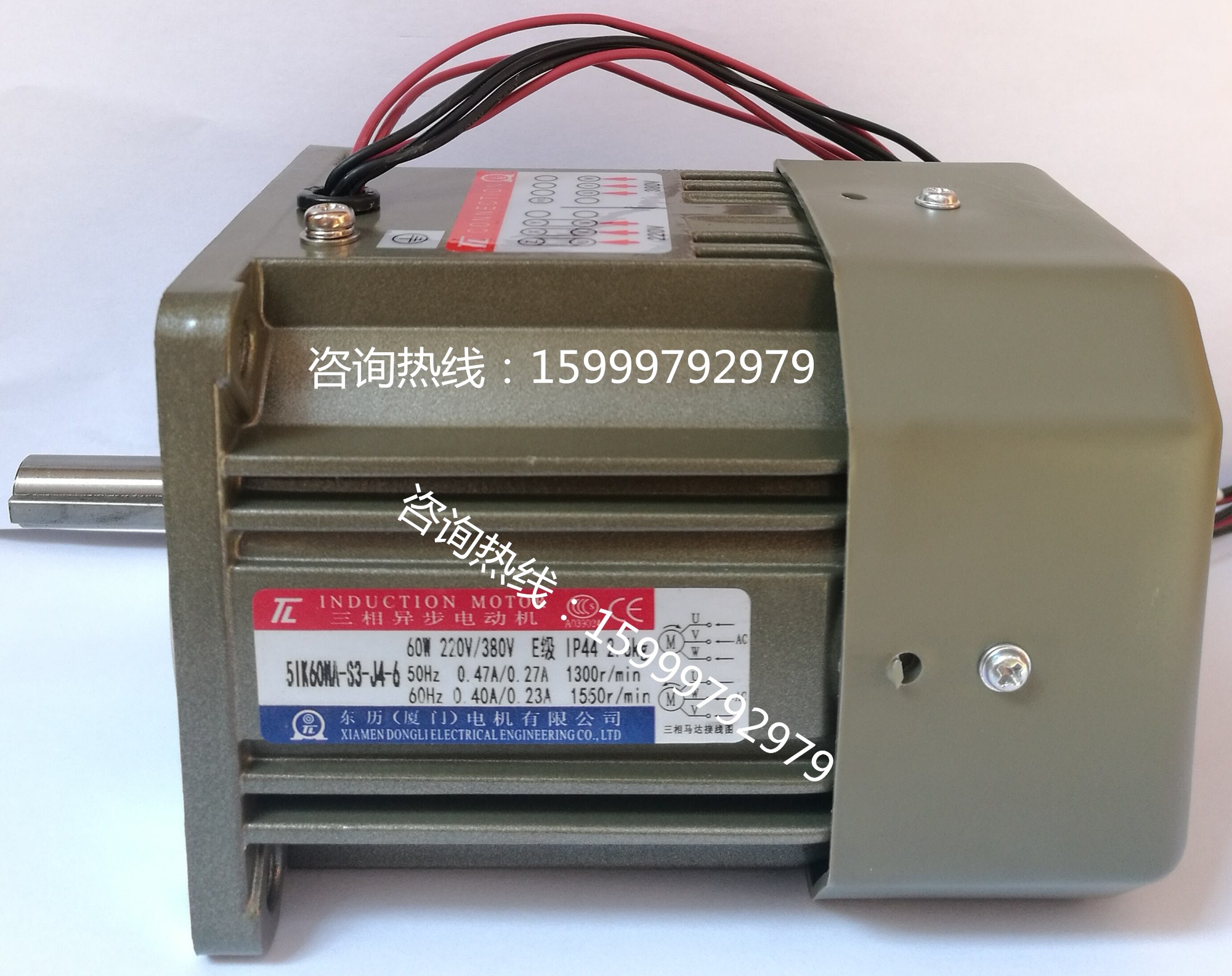 供應臺灣東力電機5RK60NA-S3-6RT-TL4三相異步電動機