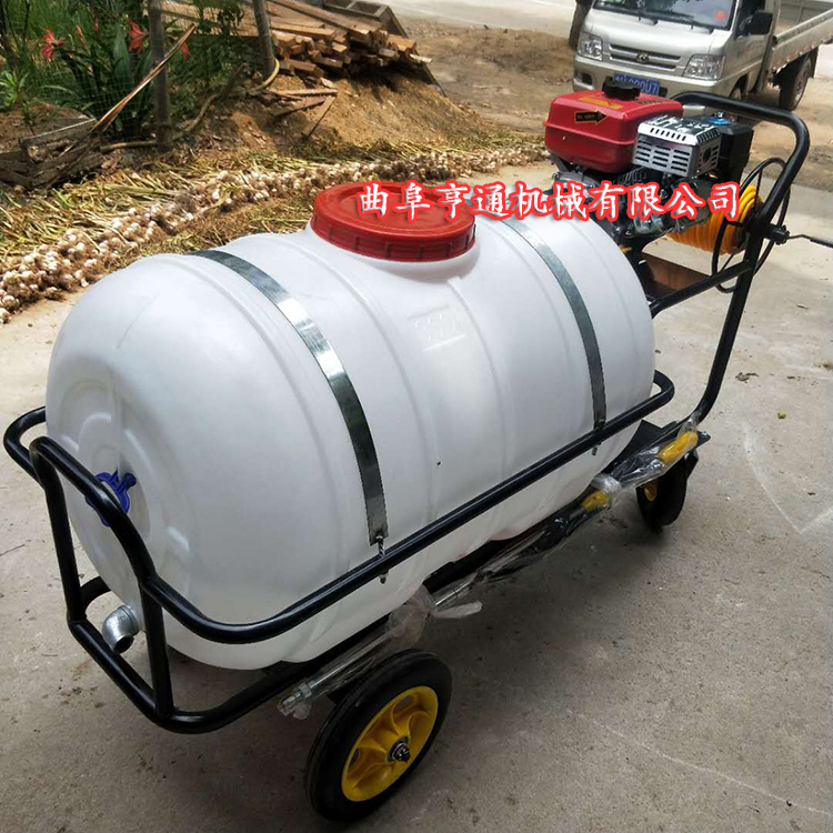 湖南汽油柴油機手推式四輪打藥機  小型四輪自走式噴霧器  多少錢