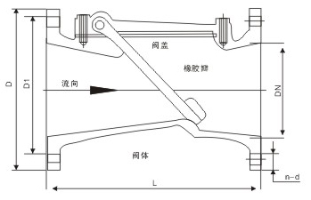 HC44X橡膠瓣止回閥 濰坊濰高閥門(mén)公司