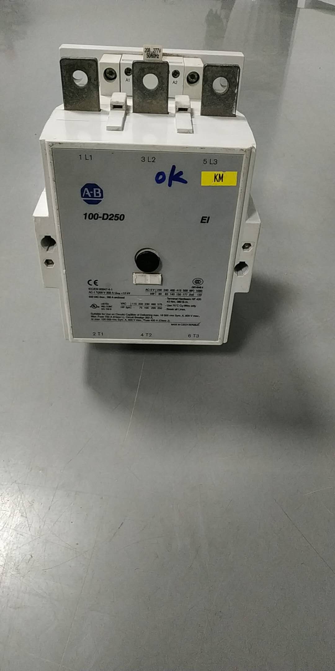 深圳現(xiàn)貨供應(yīng) AB 100-D250 E1 208-277V 接觸器