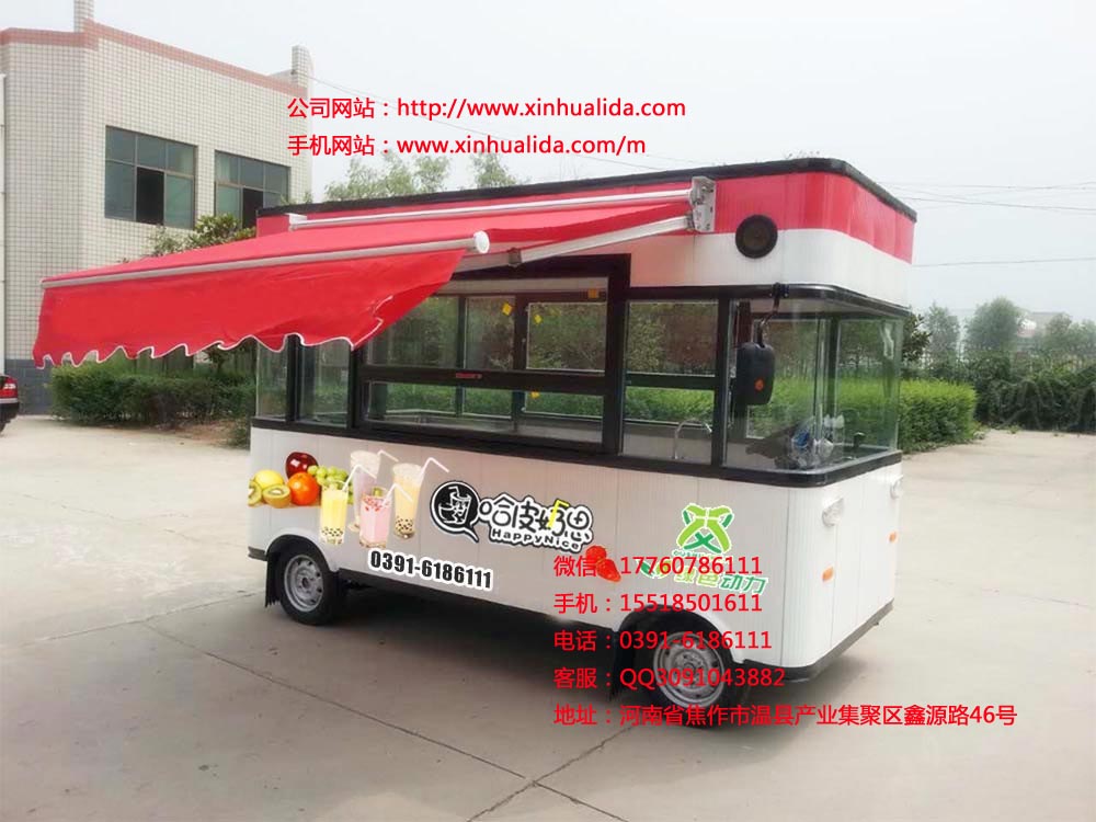 新華利達(dá)多功能餐車流動性強(qiáng) 店即是車，車即是店