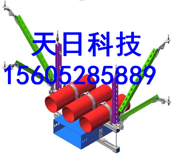 C型槽鋼抗震支吊架，管廊抗震支吊架，噴淋系統(tǒng)管束，抗震管束