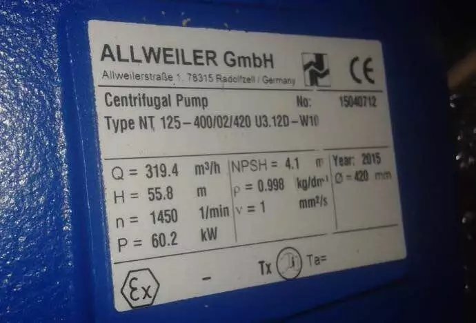 ALLWEILER΁UEmtec40R38D8.6W1100222 ҃(yu)