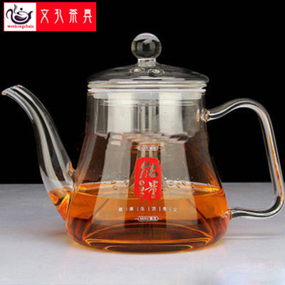 加厚玻璃蒸茶壺 電磁爐煮茶壺 黑茶蒸汽壺 耐高溫養(yǎng)生壺批發(fā)