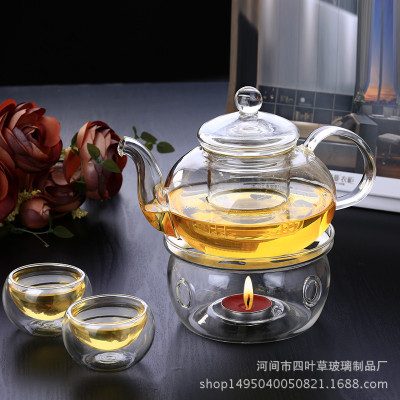 加厚耐熱玻璃煮泡茶具 茶壺套裝 玻璃過濾內(nèi)膽功夫茶具