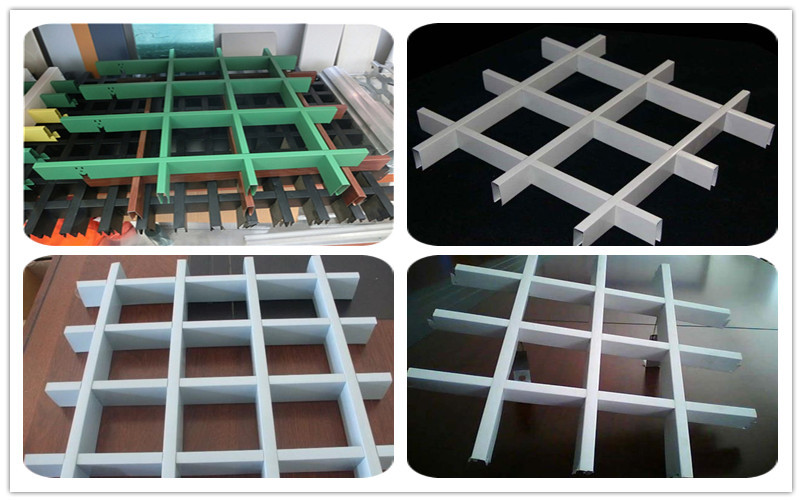 吊頂裝飾鋁格柵  各種顏色噴涂金屬格柵價(jià)格