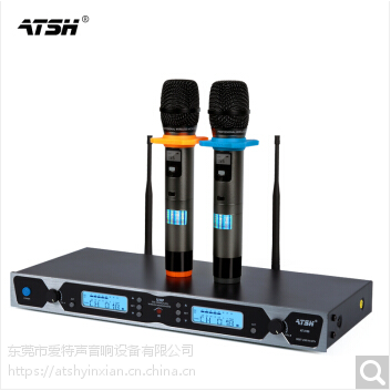 atsh/愛特聲 at-3100無線話筒麥克風(fēng)wireless microphone u段舞臺(tái)ktv