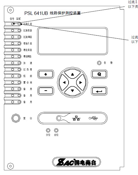 國(guó)電南自PSP-642U備用電源自投保護(hù)裝置