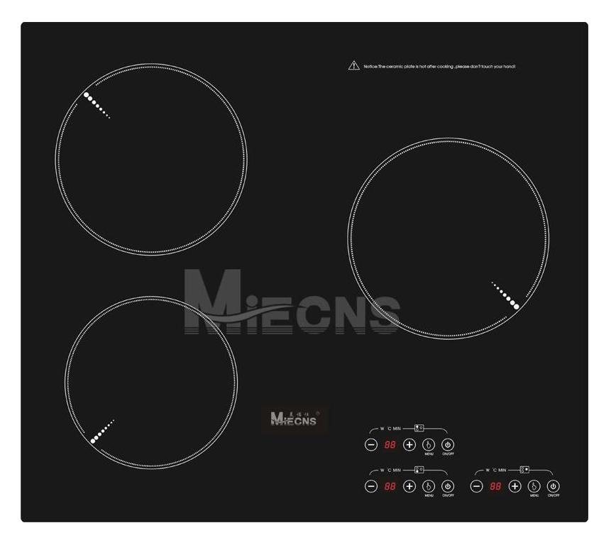 內(nèi)嵌式三灶電磁爐 嵌入式三眼電磁爐 歐式電磁爐