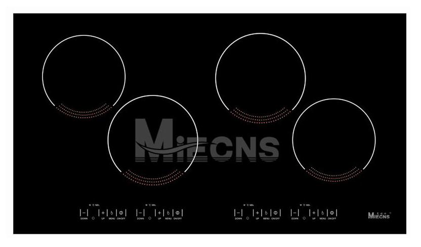 四灶嵌入式電磁爐 四眼電磁爐 內(nèi)嵌式四眼電磁爐