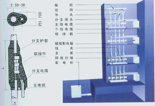 井下電纜 yong預(yù)分支礦用橡套電纜