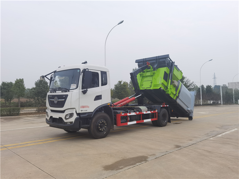 12方移動壓縮式垃圾站 遙控操作 配勾臂垃圾車使用 適用學(xué)校小區(qū)