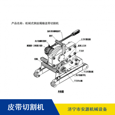 手動割帶機 1000型皮帶切割機 輸送帶斷帶機廠家供應(yīng)