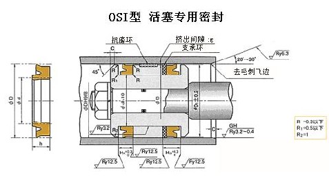 OSI活塞專用密封件&nbspOSI活塞密封圈 日本NOK密封件