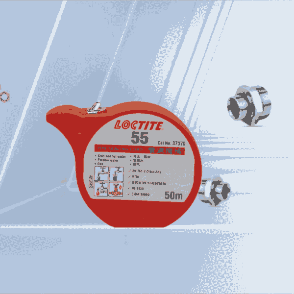 樂(lè)泰55管道魔繩螺紋密封膠飲用水管道可調(diào)節(jié)耐高溫