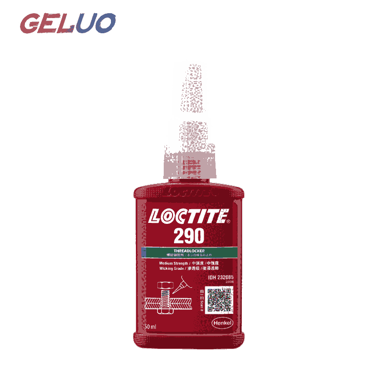 樂泰/loctite290螺紋鎖固強力膠中高強度低粘度滲透級厭氧強力膠