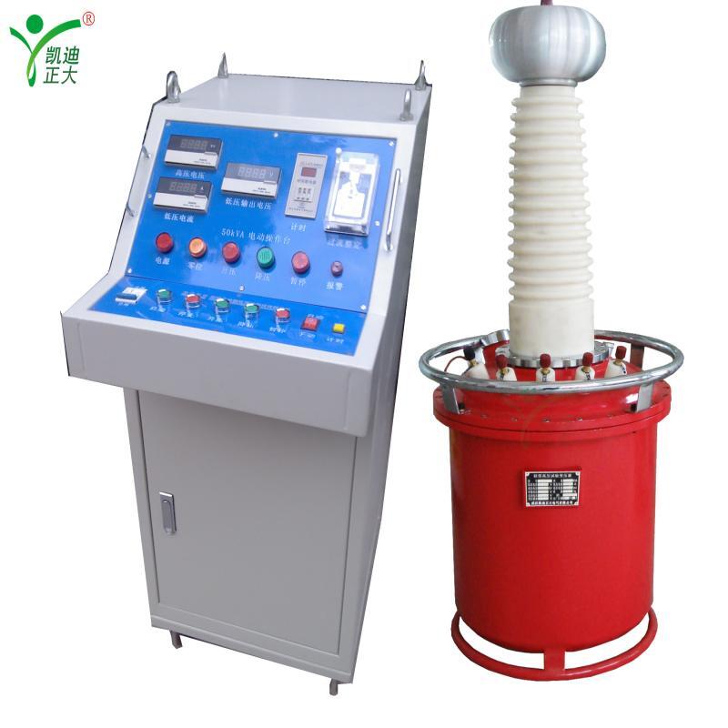 KDYDQC-50kvA100kV數(shù)顯電動工頻耐壓試驗(yàn)轉(zhuǎn)裝置（氣變臺式） 操作箱