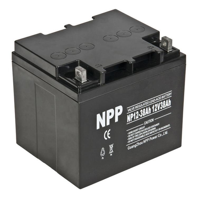 NPP耐普蓄電池NPG12-3812V38Ah閥控鉛酸蓄電池