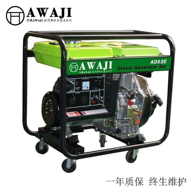 建筑工地用便攜式8千瓦柴油發(fā)電機(jī)廠家報(bào)價(jià)2024