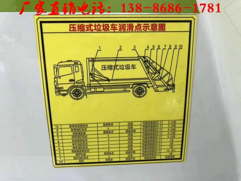 推薦：烏海8立方東風壓縮垃圾車廠家定制價格