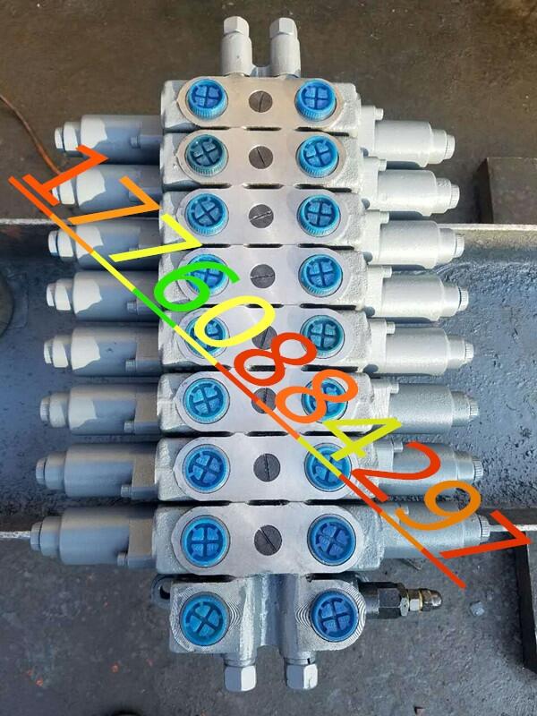 大型液壓站打樁機多路閥 8路分配器耐高壓無泄漏 工程機械閥ZL15