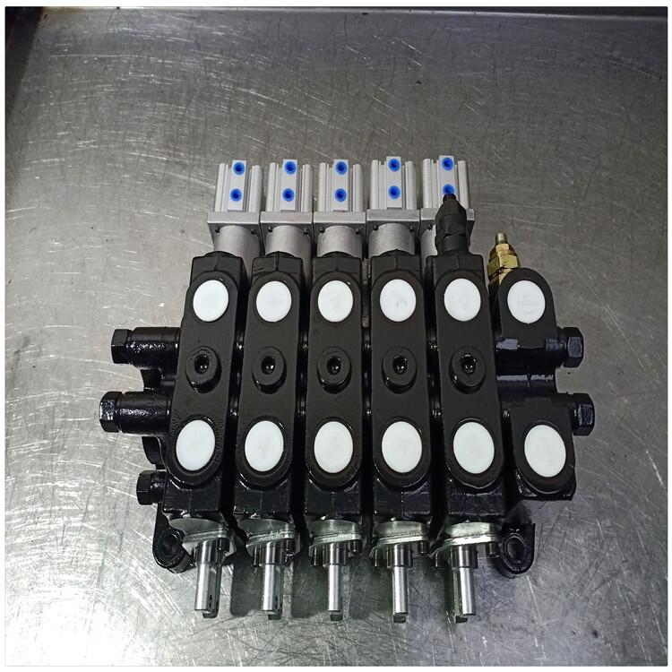 揚(yáng)州中梅同款五聯(lián)多路換向閥ZL15-N1T.4OT垃圾車操作閥控制器氣控