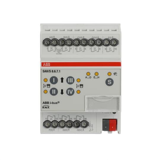 SAH/S24.16.7.1 混合型開關(guān)/窗簾驅(qū)動器 ABB I-BUS智能照明控制系統(tǒng)