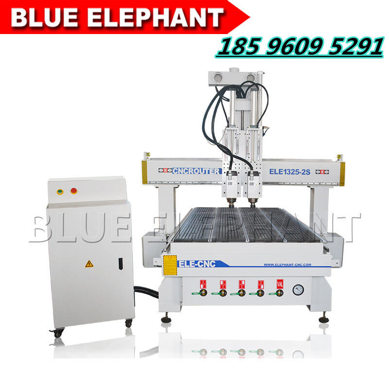 藍象板式數控雕刻機 木工開料機 木工機械四工序雙工位的價格