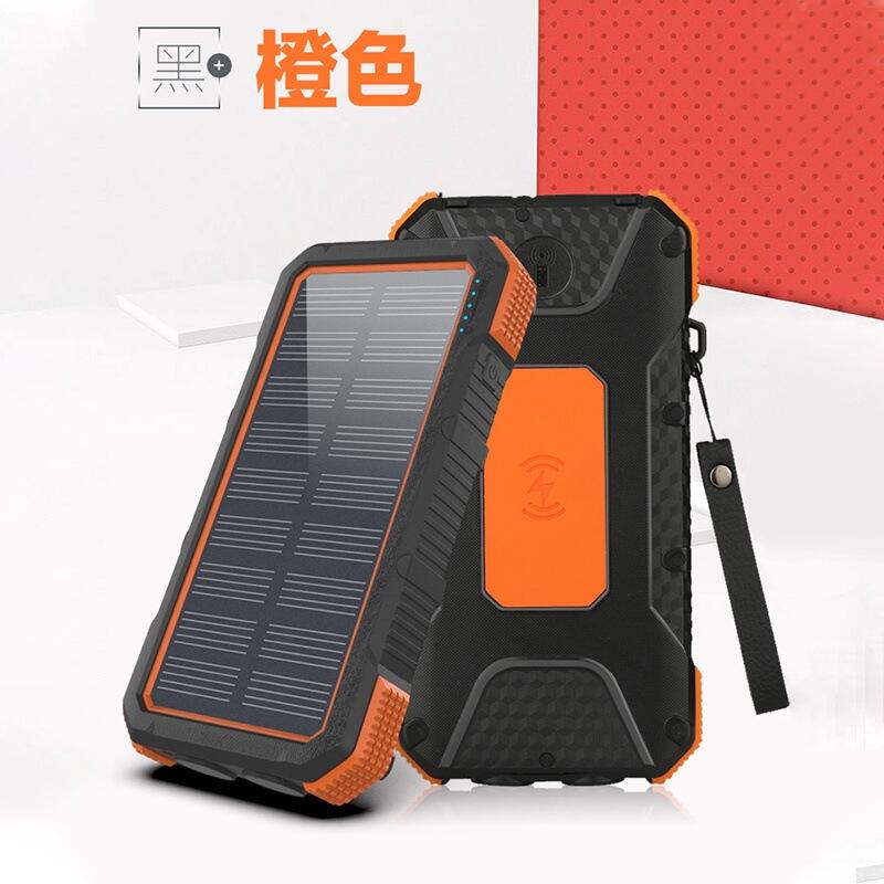 新品多功能快充太陽能防水PD18W帶無線充戶外移動電源