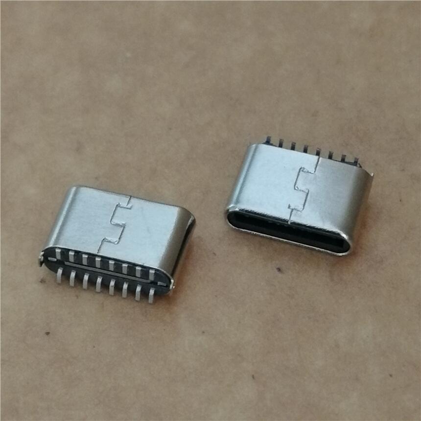 USB 3.1 TYPE-C 16pinʽNƬ^ w6.5 180ʽNƬSMT