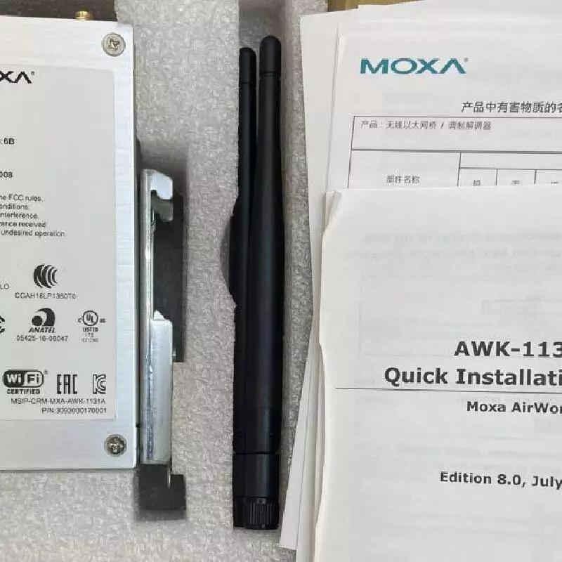 MOXA AWK-1131A-US V2.2.0 無(wú)線以太網(wǎng)橋 AGV車(chē)載電臺(tái)