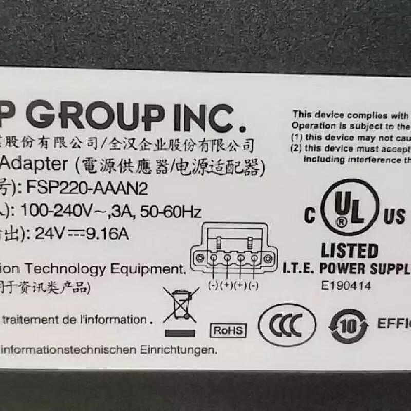 FSP220-AAAN2 220W 24V 9.16A 4孔 特殊輸出頭 電源適配器