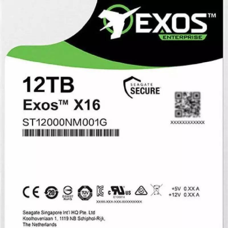 希捷 銀河Exos X18氦氣ST12000NM001G 12TB SATA  企業(yè)級硬盤