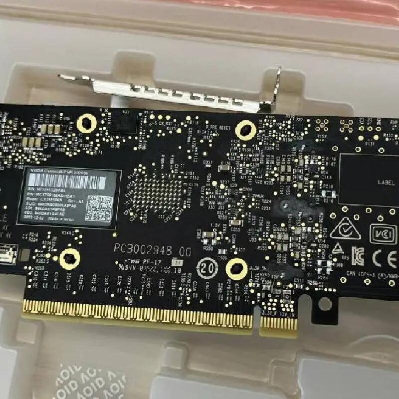 MCX755106AS-HEAT ConnectX-7 VPI 2x200Gb光纖網(wǎng)卡