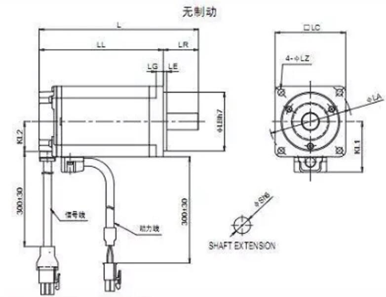 Fuji GYS500D5-RA2 Servo Motor 富士 制動伺服電機