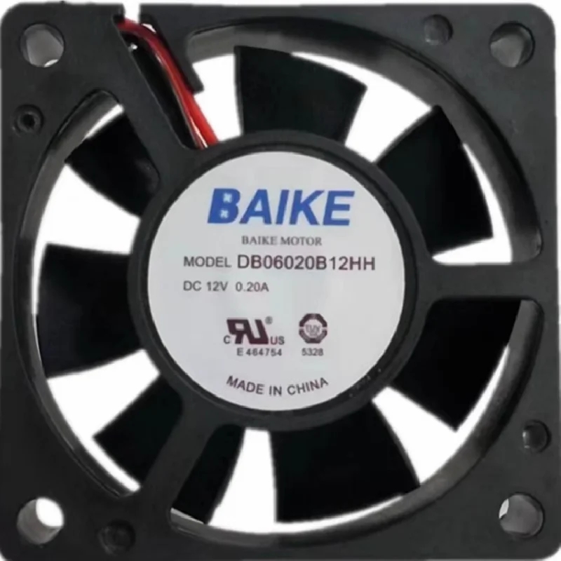 BAIKE DB06020B12HH DC12V 0.20A 2線 變頻器散熱風(fēng)扇