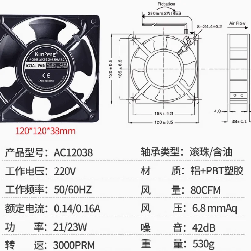 KP12038HAB1 KP12038HAB2 KP12038HAB3 110V L(fng)