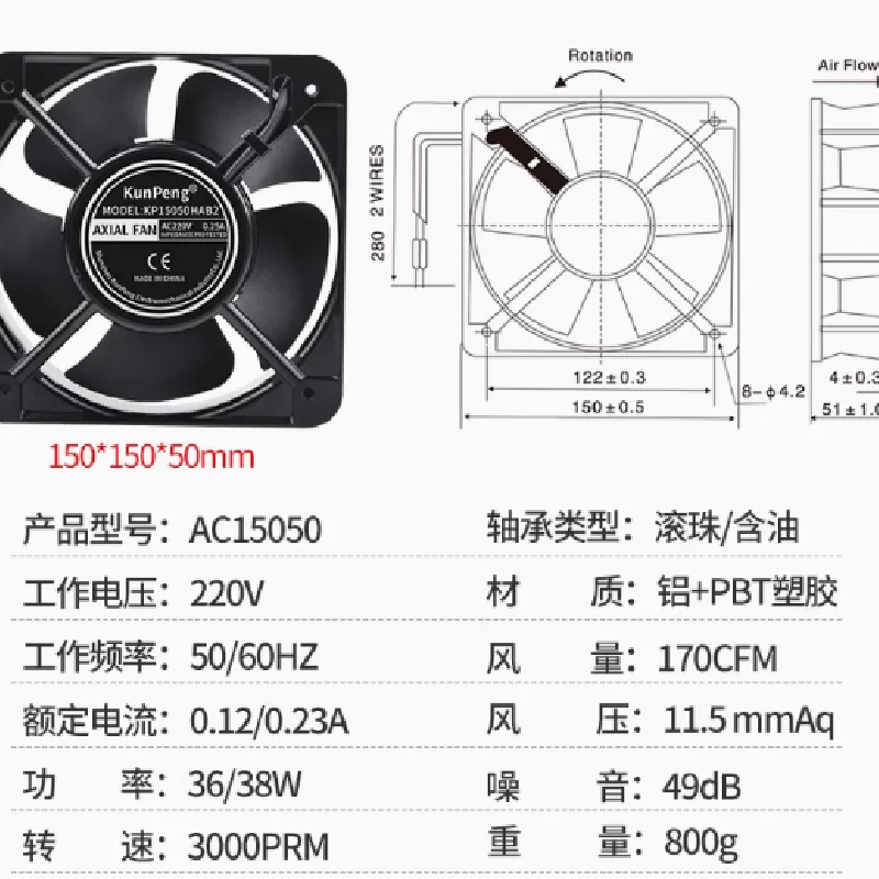 KP15050HAB1 KP15050HAB2 KP15050HAB3 110V L