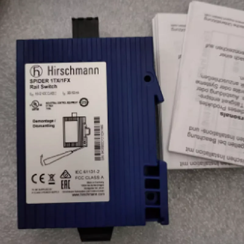 Hirschmann SPIDER 1TX/1TX 943890-00工業(yè)以太網卡軌交軌機