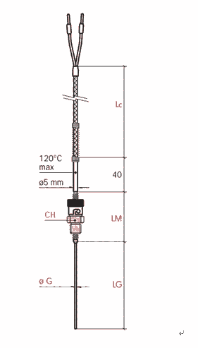 希而科優(yōu)勢供應(yīng)Elsi P5 系列 熱電偶