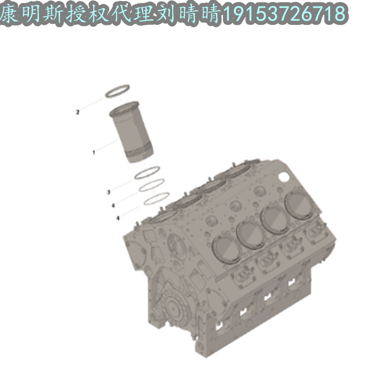 缸套4089435 工程機(jī)械柴油機(jī)氣缸套 缸筒 大修六配套