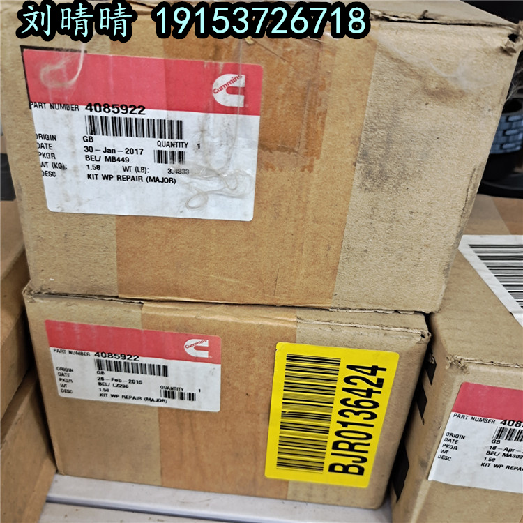 康明斯水泵修理包4085922 礦山設(shè)備礦車發(fā)動機(jī)水泵零件