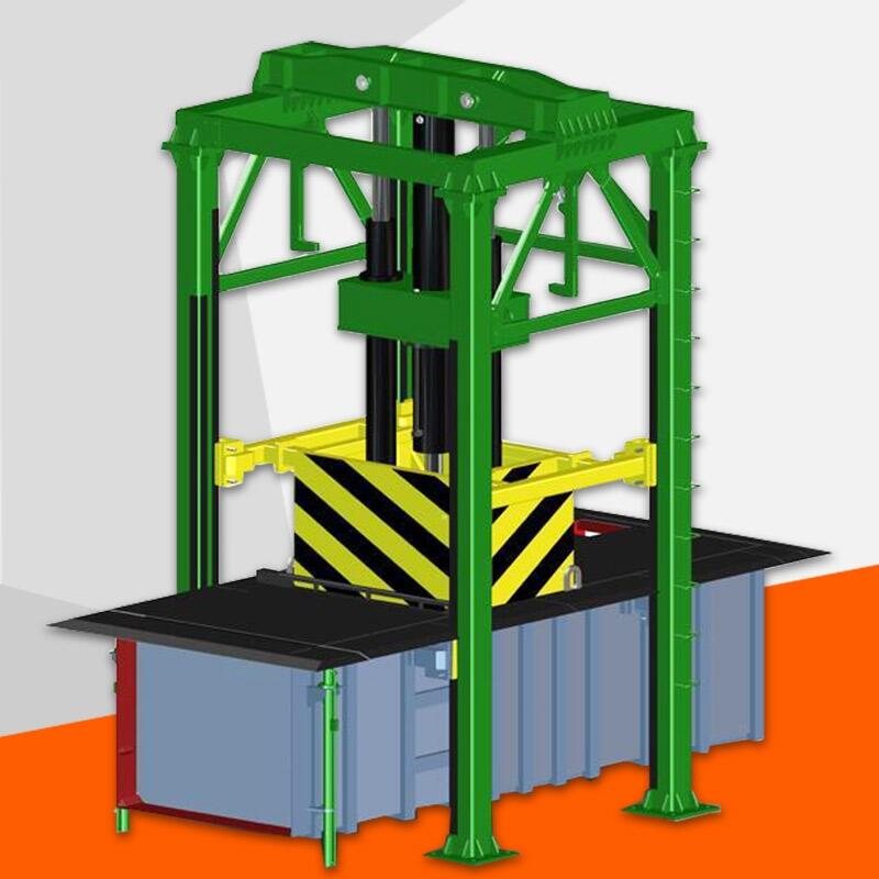 地埋式水平垃圾站壓縮設備 處理70噸垃圾處理設備
