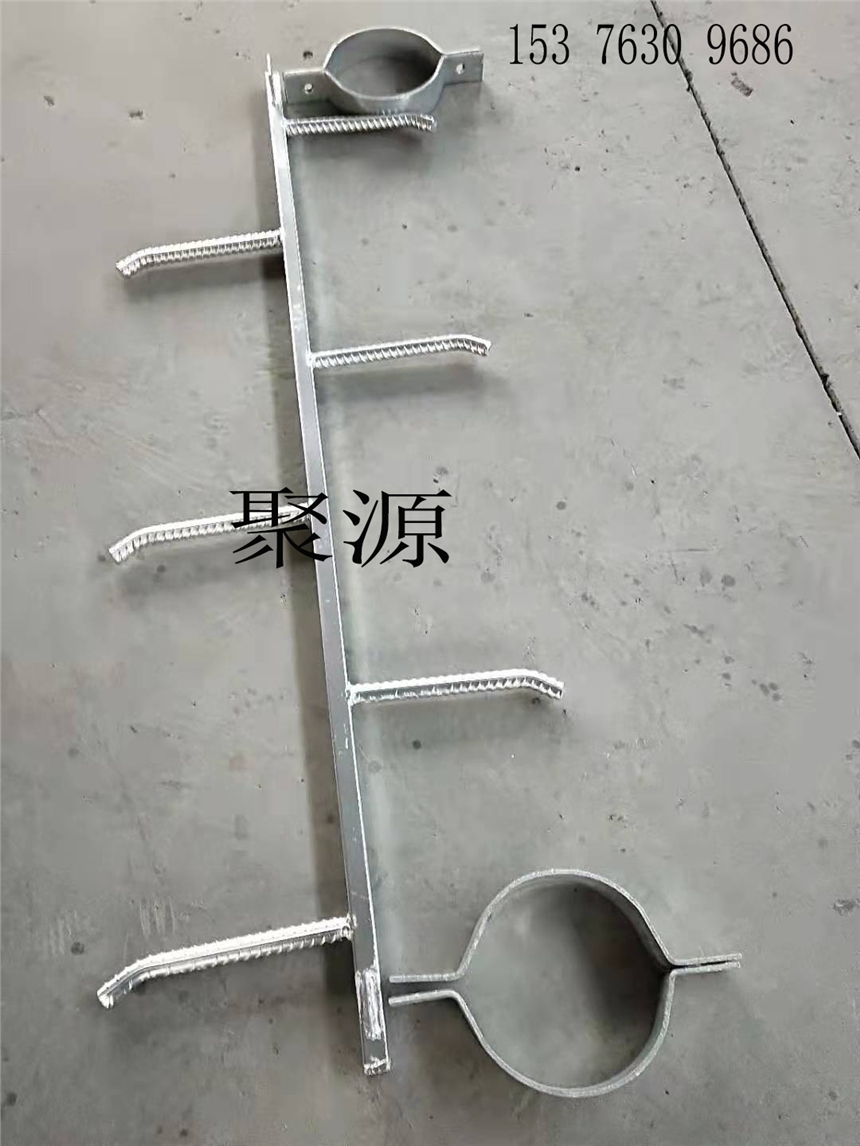 電力攀登金具 抱箍式爬梯 鍍鋅圓管 圓鋼腳釘 根據(jù)需求定制