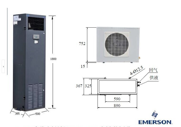 艾默生精密空調(diào) 7.5kw單冷 DME07MCP5 DMC07WT1 機房原裝精