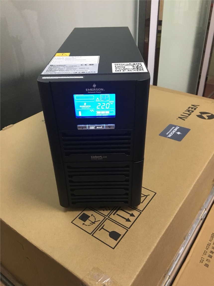 艾默生UPS 3KVA GXE 03k00TL1101C00長(zhǎng)效機(jī)72V 在線式