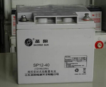 圣陽蓄電池SP12-40 圣陽12V40AH免維護(hù)蓄電池 UPS/EPS直流屏專