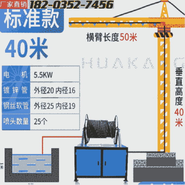 歡迎光臨@江西鷹潭 塔機噴淋造霧機除塵噴霧機防塵降塵設(shè)備